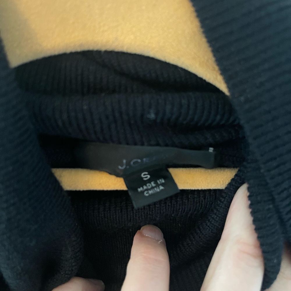 J crew black Margot turtleneck sweater at826 - Picture 3 of 4